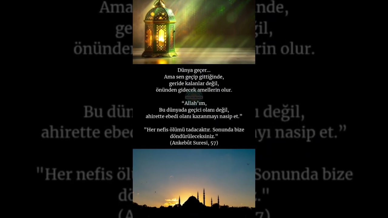 Asıl hazırlık,g&ouml;zle değil kalple yapılır. #dua #ayet #namaz #amin #islam