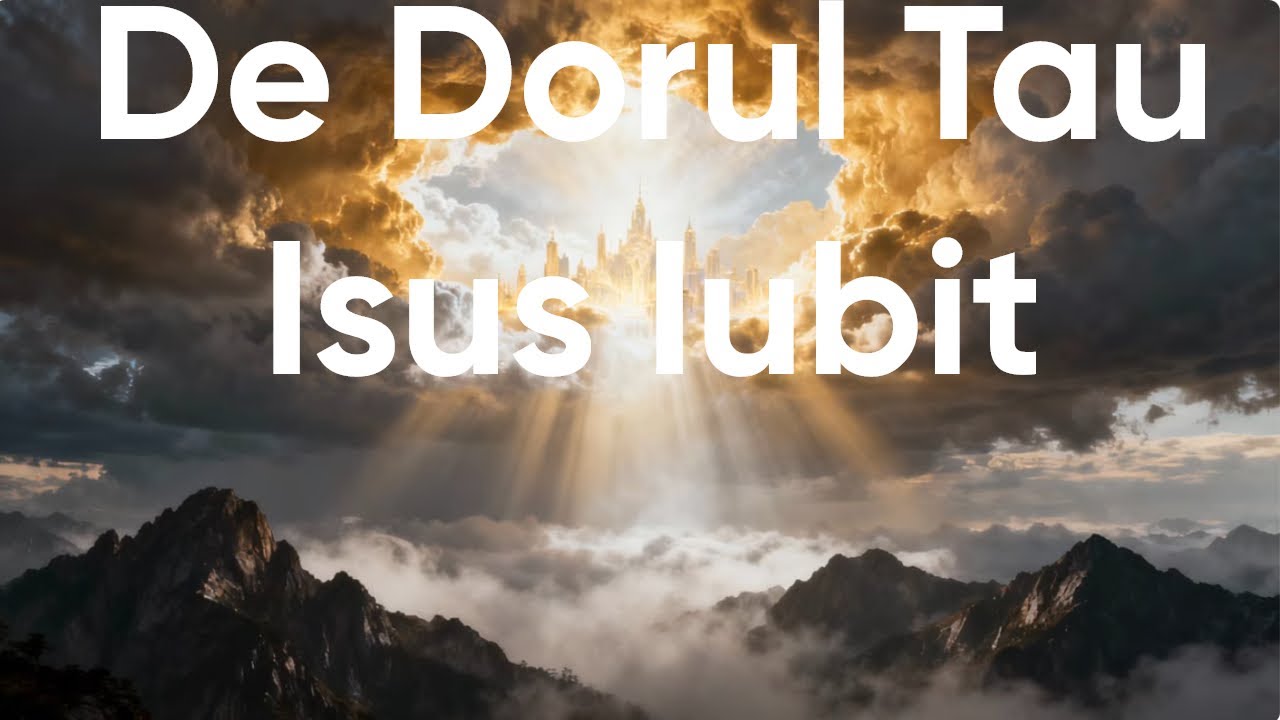 De dorul Tău, Isus iubit ❤️🕊️ | Cântare Creștină Veche | (Traian Dorz & Nicolae Moldoveanu)