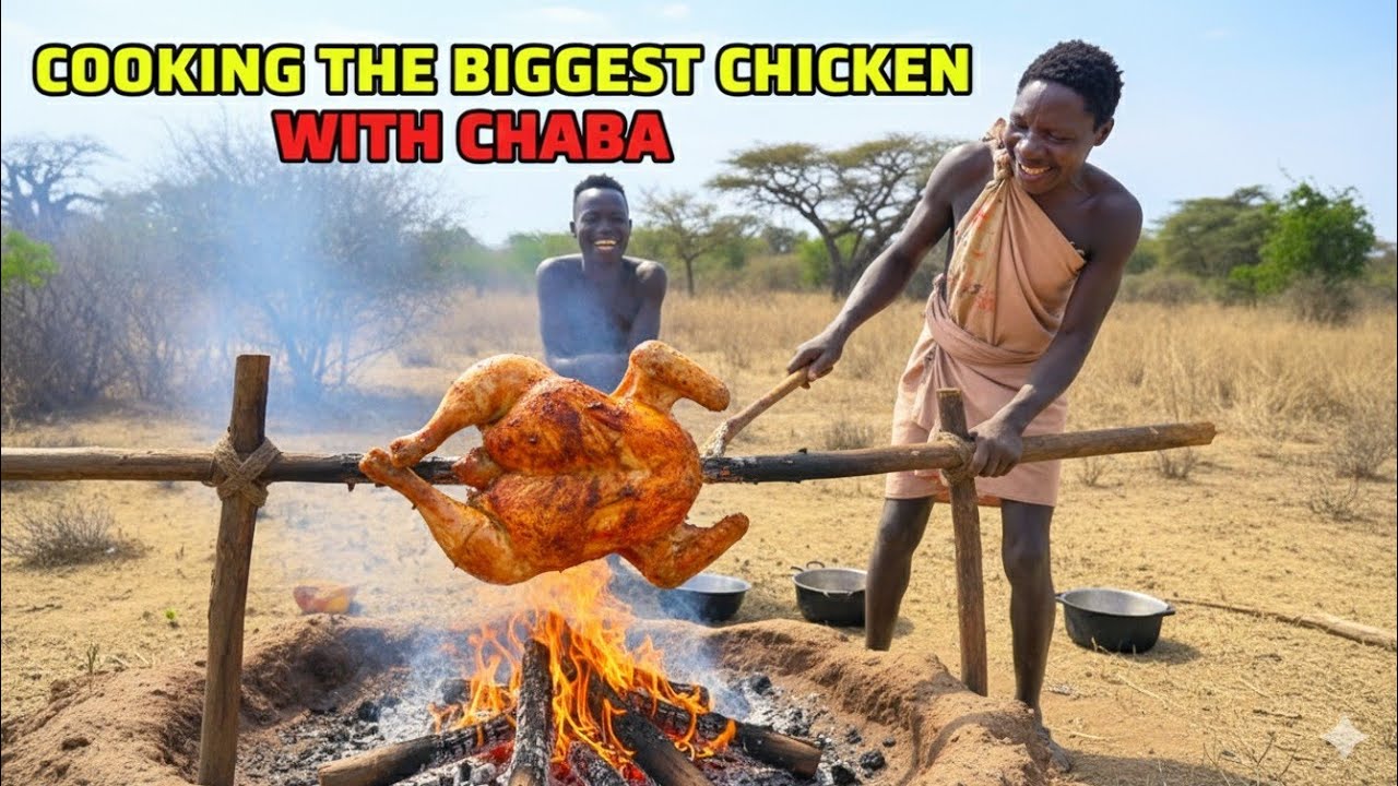 Chaba Lifestayle  : Cooking Chicken inside  the Forest