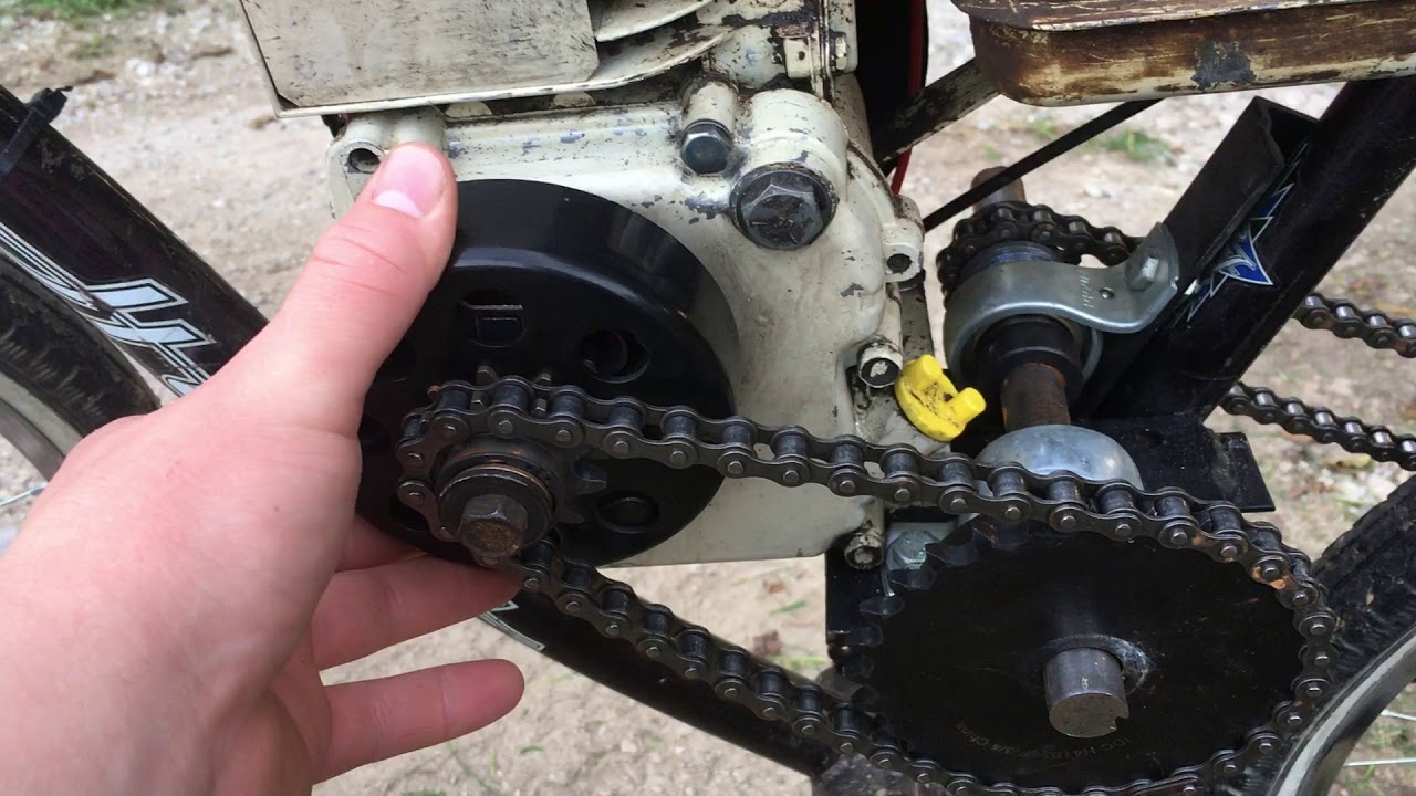 Hand built motorized bicycle