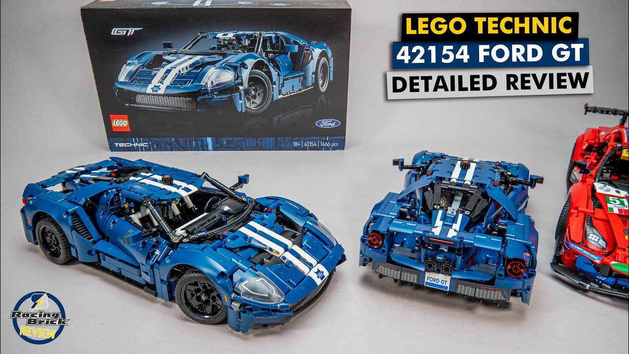 Подробный обзор сборки Ford GT LEGO Technic 42154 — меньше значит лучше?