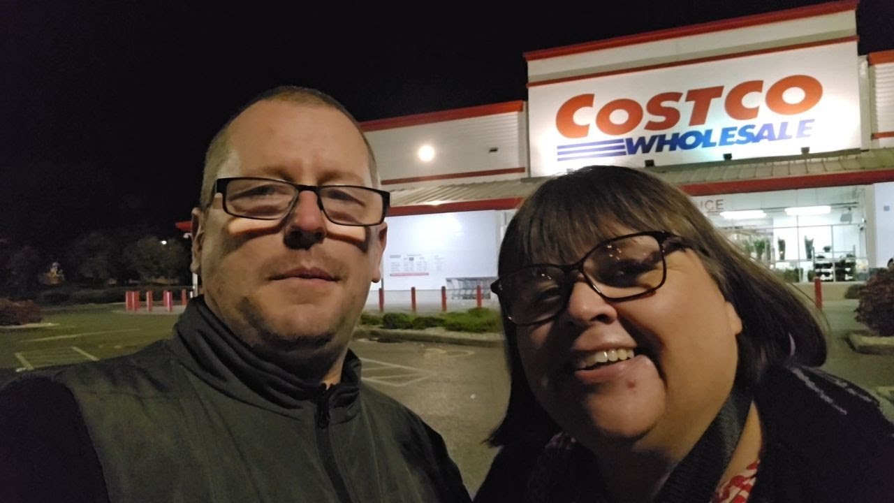 Shopping at Costco for the first time.