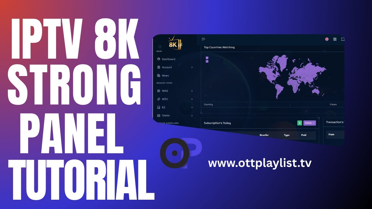 How to extend subscription on 8K Strong IPTV panel ?