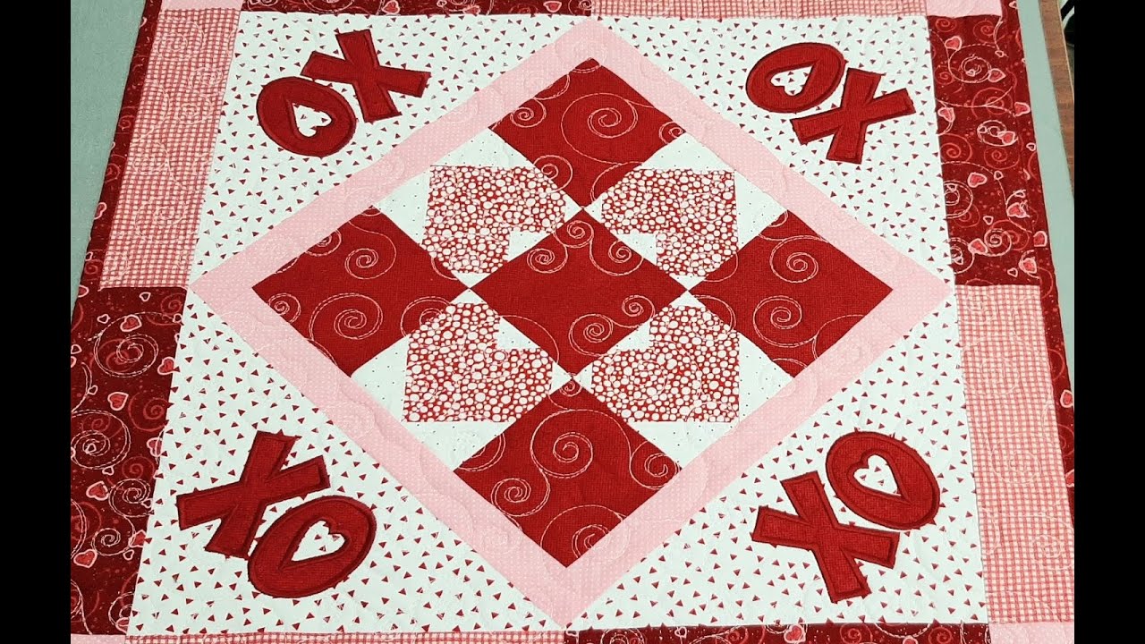 February Kimberbell Cutie Table Topper Part 1-Piecing January 15, 2023