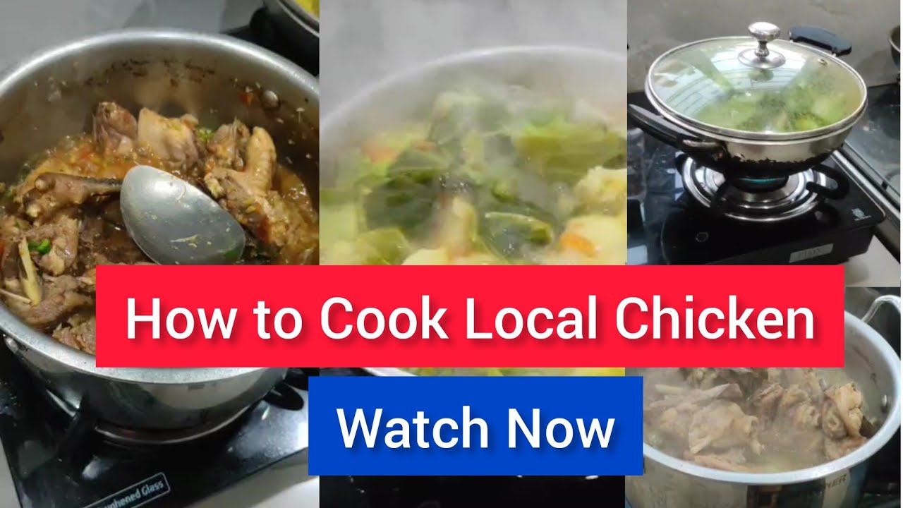 How to cook local Chicken | Cooking  mix Potato & Cabbage 