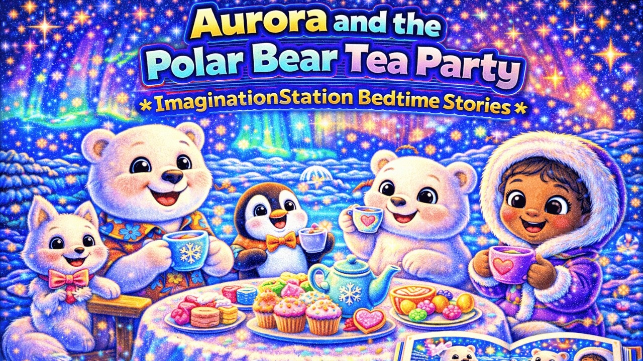 Aurora and the Polar Bear Tea Party | Read Aloud Bedtime Story for Kid's in English