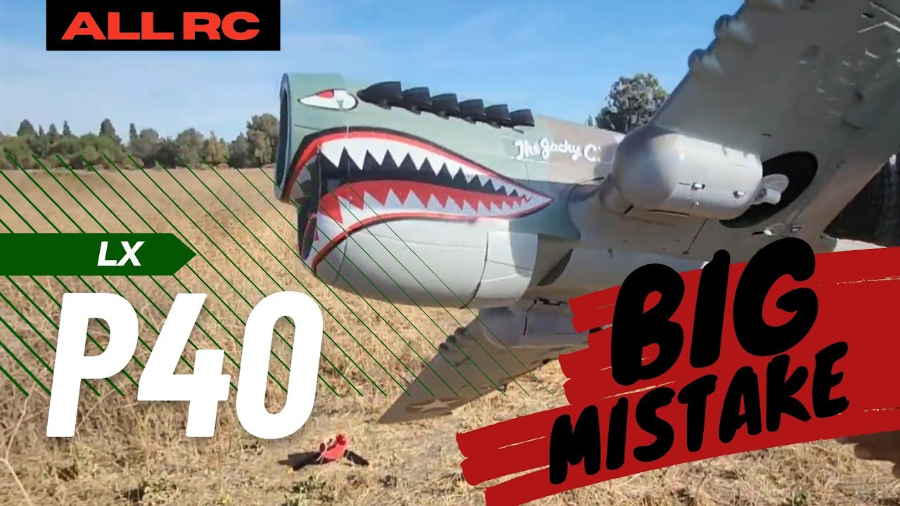 LX P-40 WarHawk Maiden и Crash!