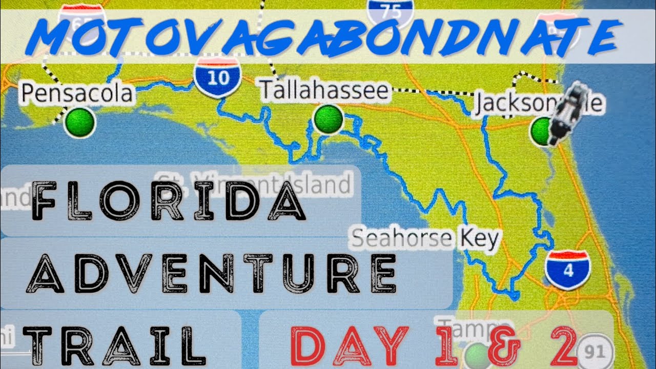 MotoVagabondNate: F.A.T. Florida Adventure Trail on BMW G310GS. Day 1&2