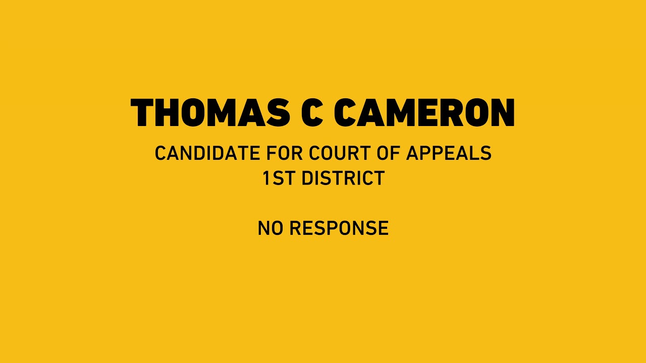 THOMAS C CAMERON