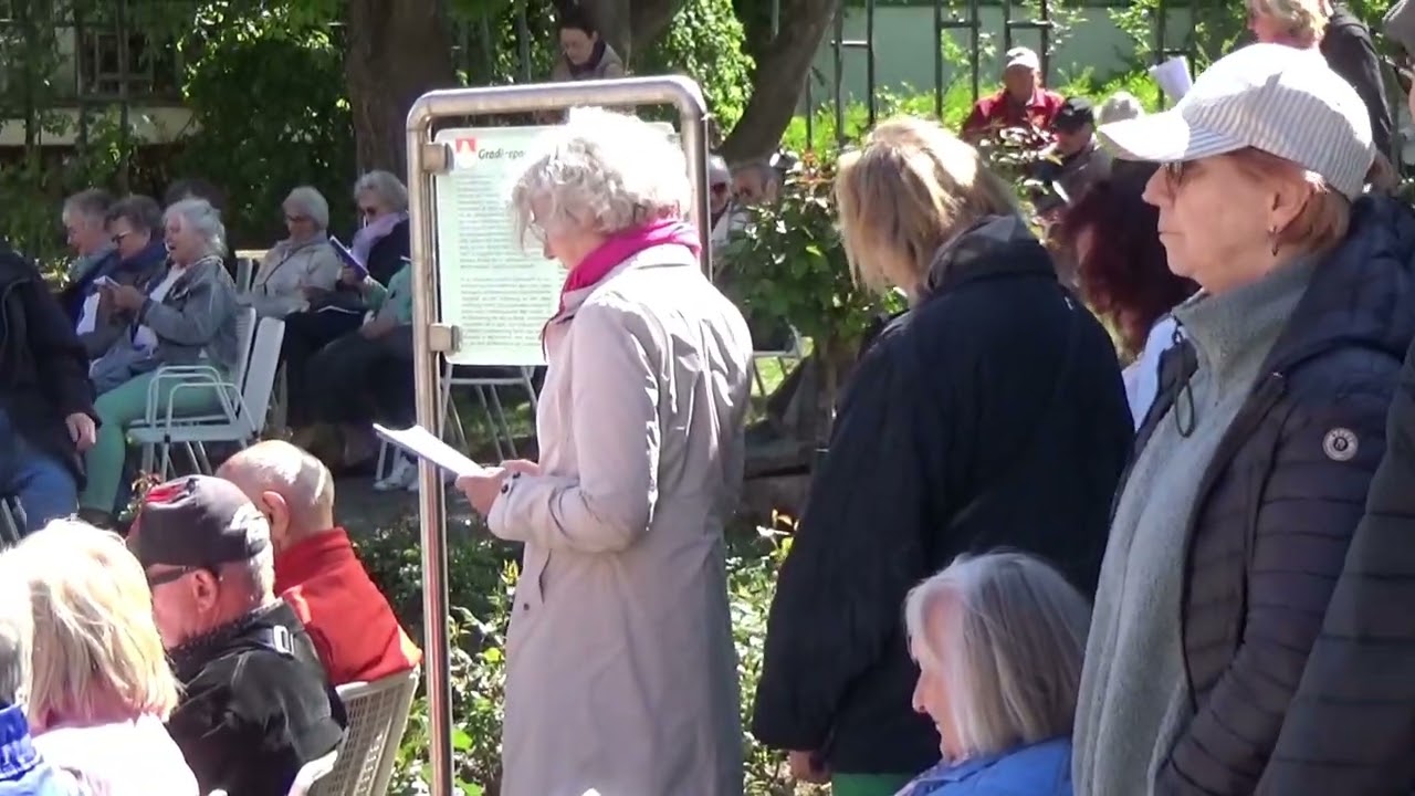 2. Bürgersingen am 17.Mai 2025 im Rosengarten von Salzgitter-Bad.