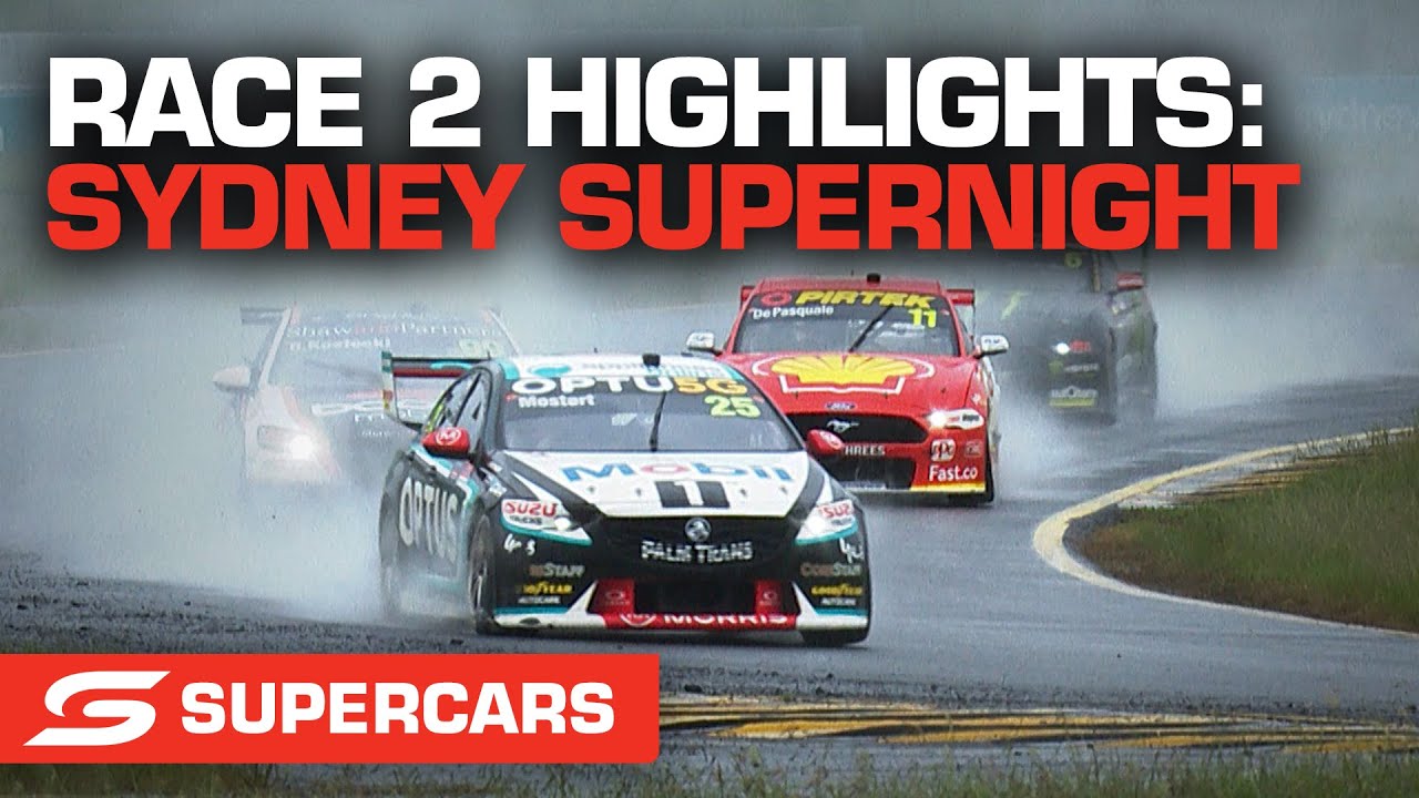 Race 2 Highlights - Beaurepaires Sydney SuperNight | Supercars 2022