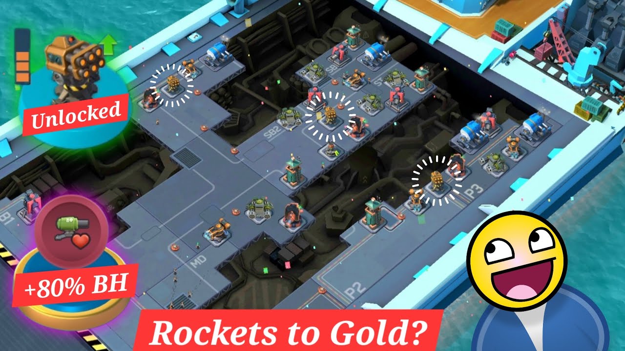 Rockets Unlocked & More BH 🏥 #boombeach #boombeachwarships 