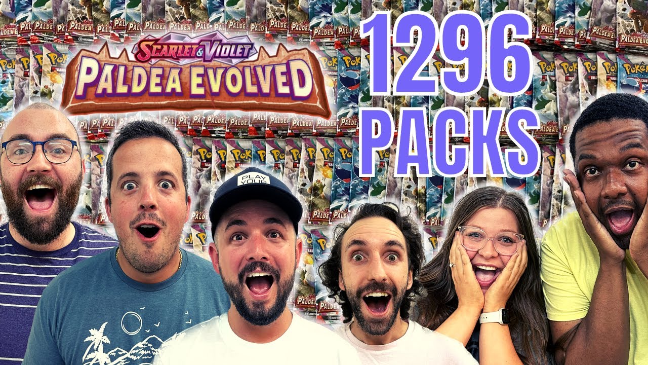 BEST HITS EVER?! Massive Paldea Evolved 1,296 Pack Opening