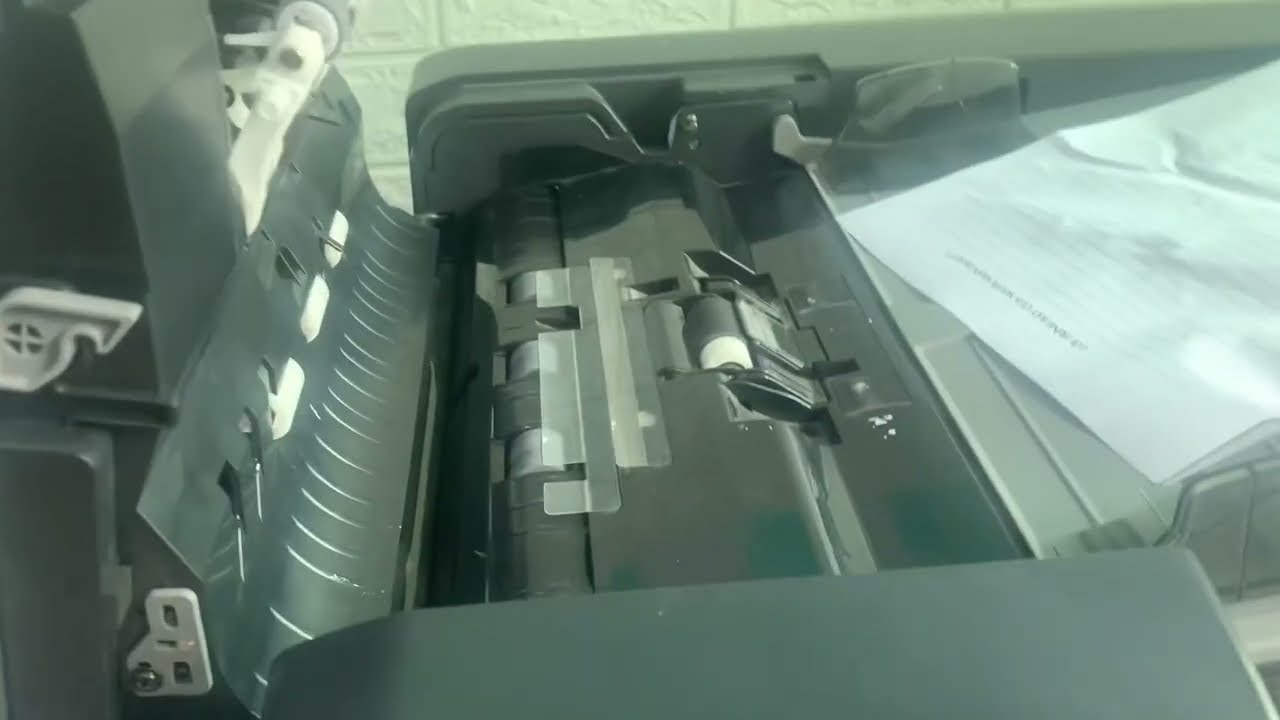 Fix Paper Jam In The DADF - Konica Minolta Bizhub 360i
