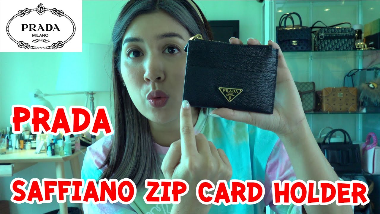 ออกมาอวด I Prada Saffiano Zip Card Holder (ใช้งานมาประมาณ2ปี)