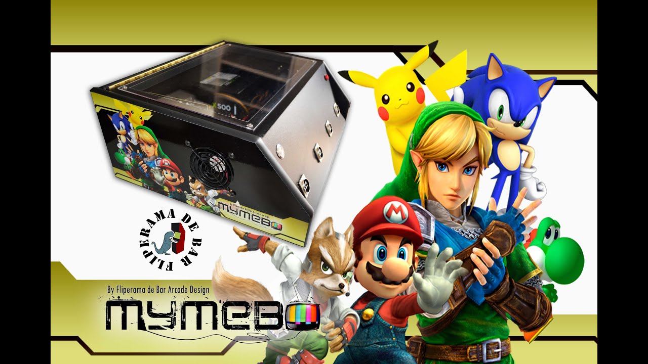 MYMEBO - My Memory Box - Console Multi-Sistemas com HyperSpin.