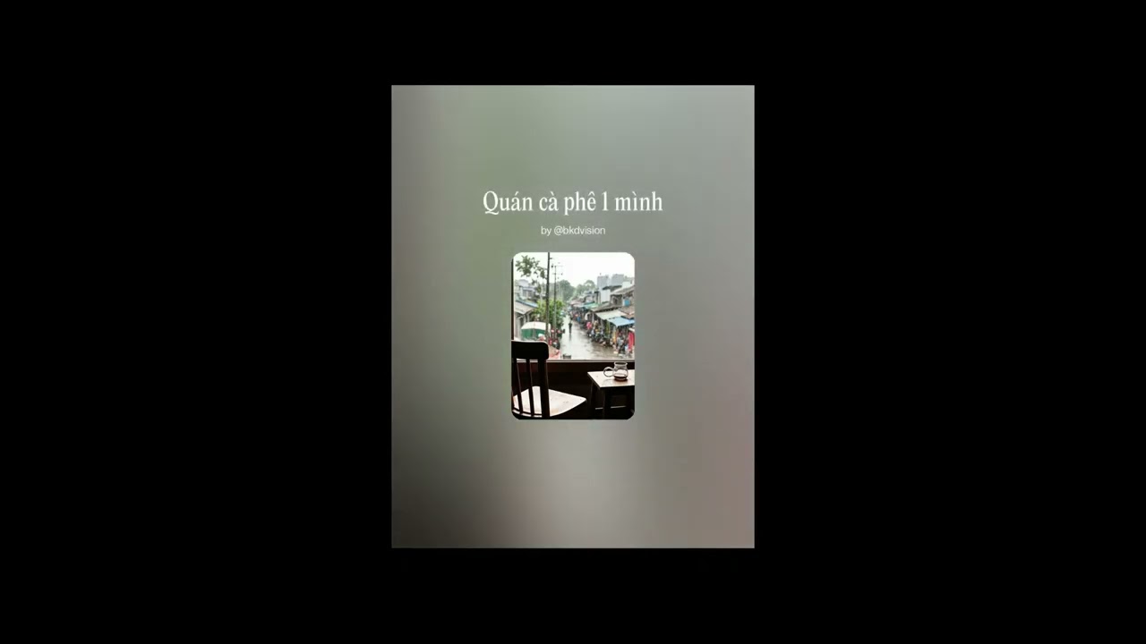 Quán cà phê 1 mình