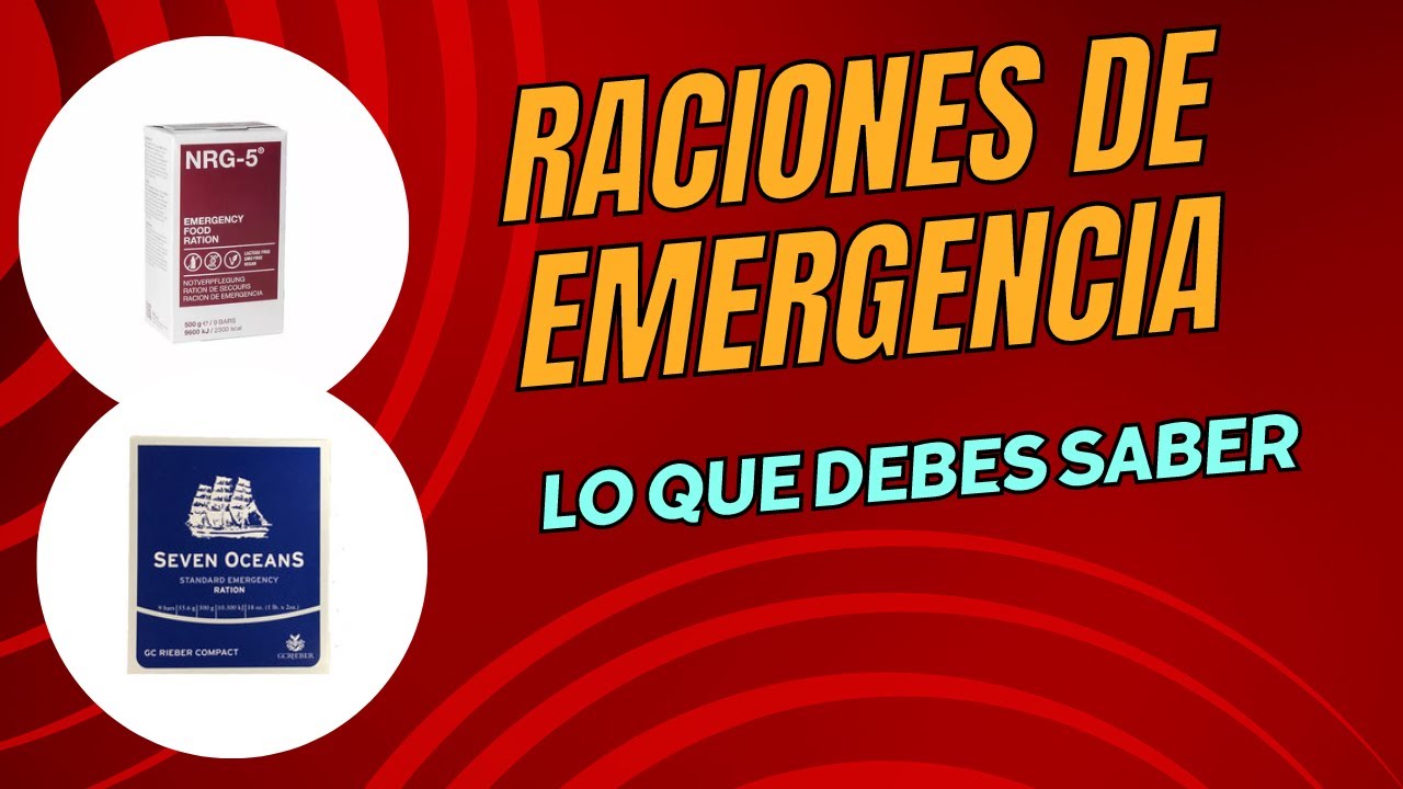 Preparacionismo: Raciones de Emergencia ‼️🚨