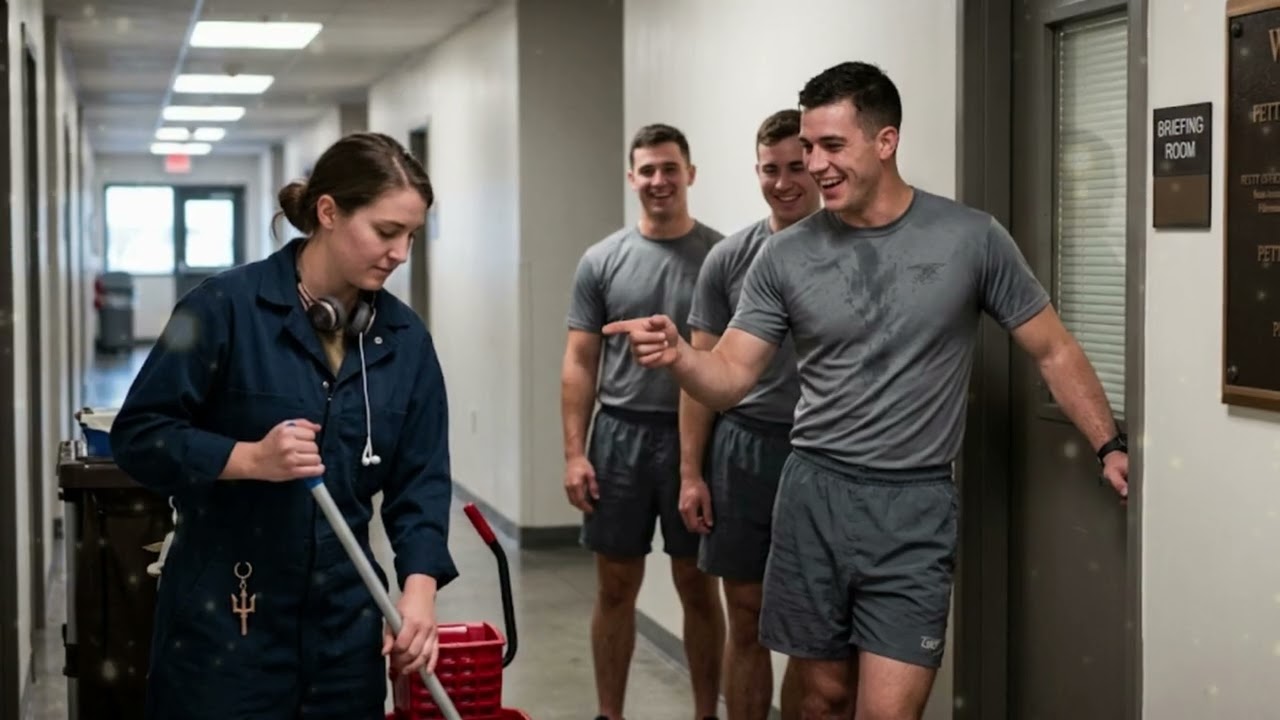 The Young SEAL Laughed at the Cleaning Lady on Base—Then Recognized Her Name From the Wall of Honor