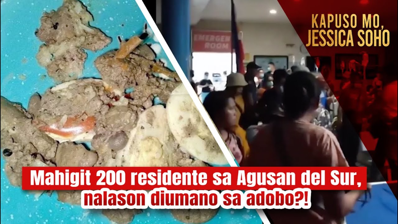 Mahigit 200 residente sa Agusan del Sur, nalason diumano sa adobo?! | Kapuso Mo, Jessica Soho