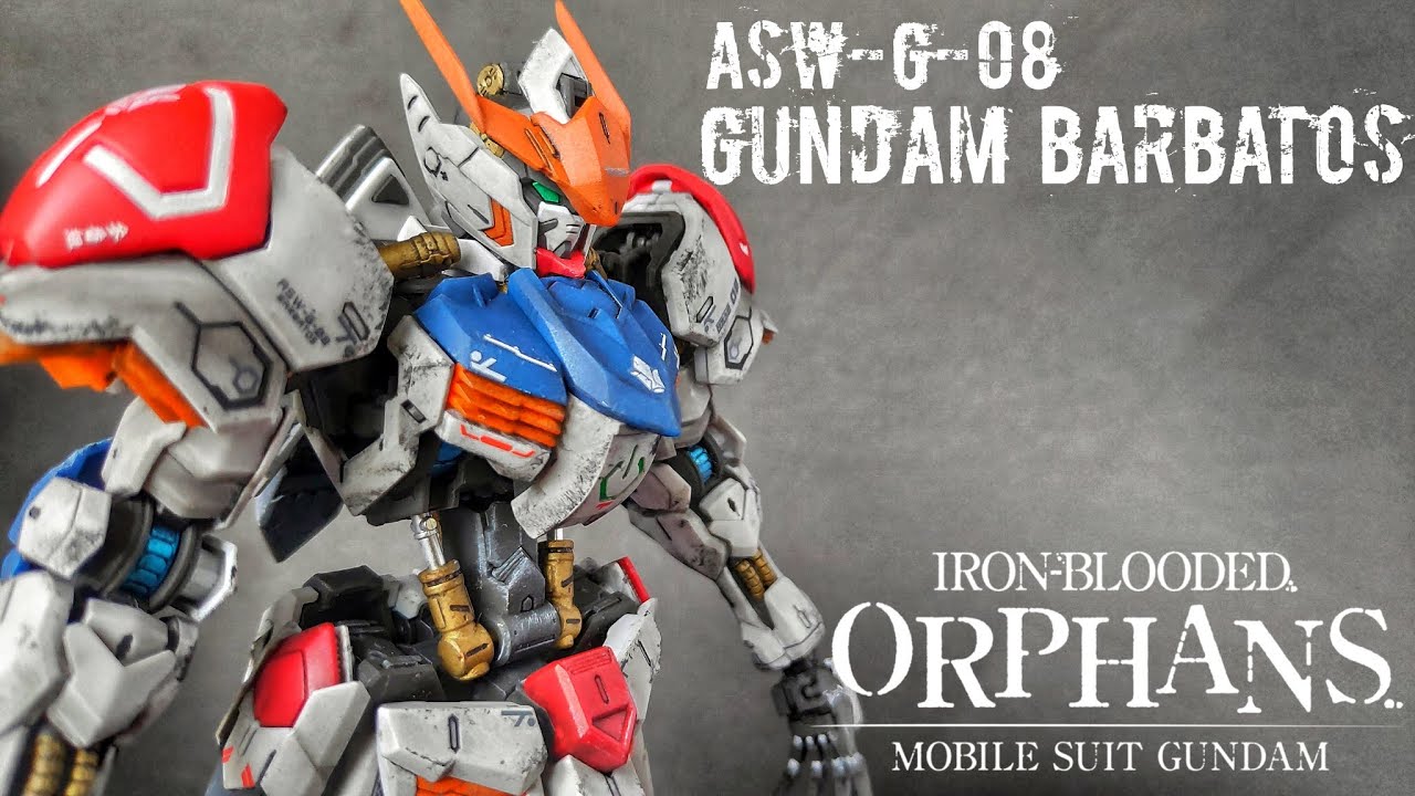 Bandai MG 1/100 ASW-G-08 GUNDAM BARBATOS Custom Build And Paint