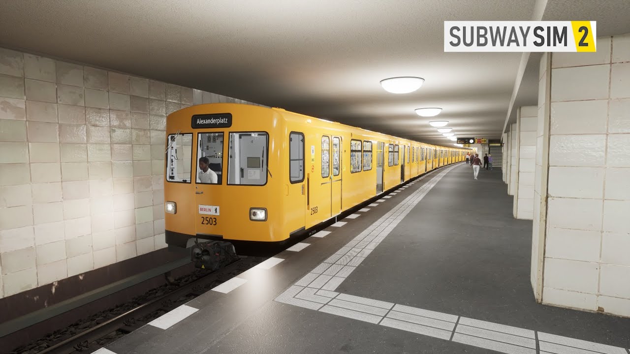 SUBWAY SIM 2 : Le retour de Hermannstraße jusqu'à Alexanderplatz en F74E