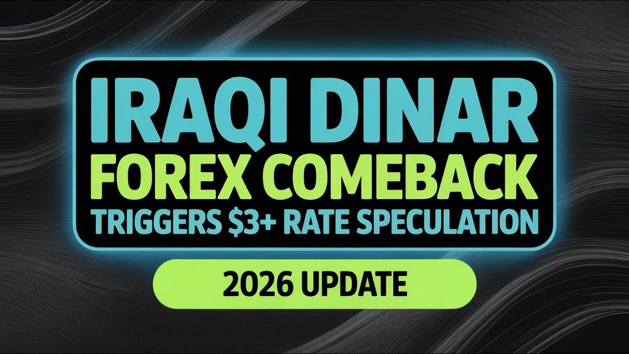 Iraqi Dinar Forex Comeback Triggers $3 Rate Speculation!   RV News 2026