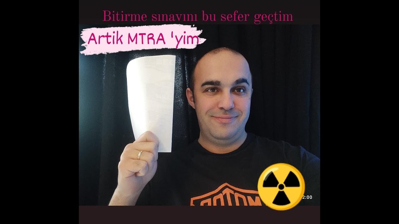 MTRA bitirme sınavını bu sefer geçtim.  Tecrübeler-Sorular
