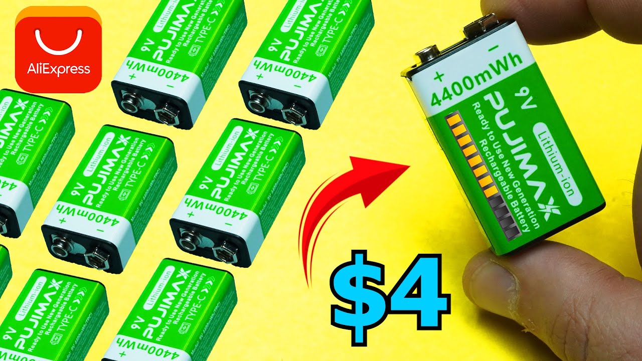 4 USD Aliexpress PUJIMAX USB 9V akumulator 4400mWh?