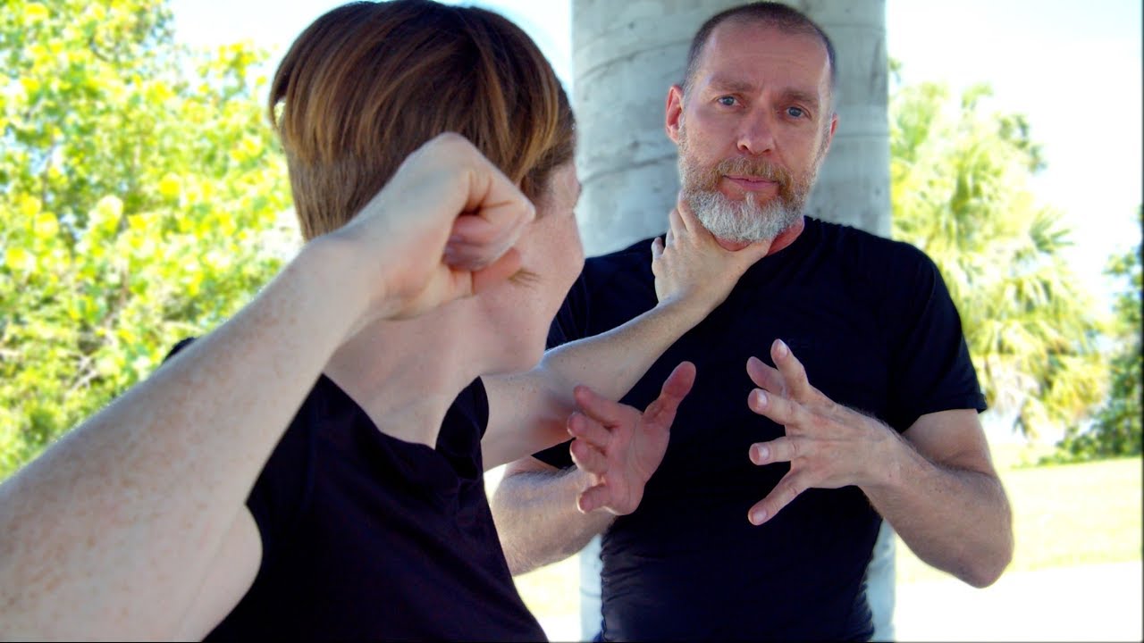 Silat Choke Against Wall Escape—Core JKD Wing Chun Silat Technique