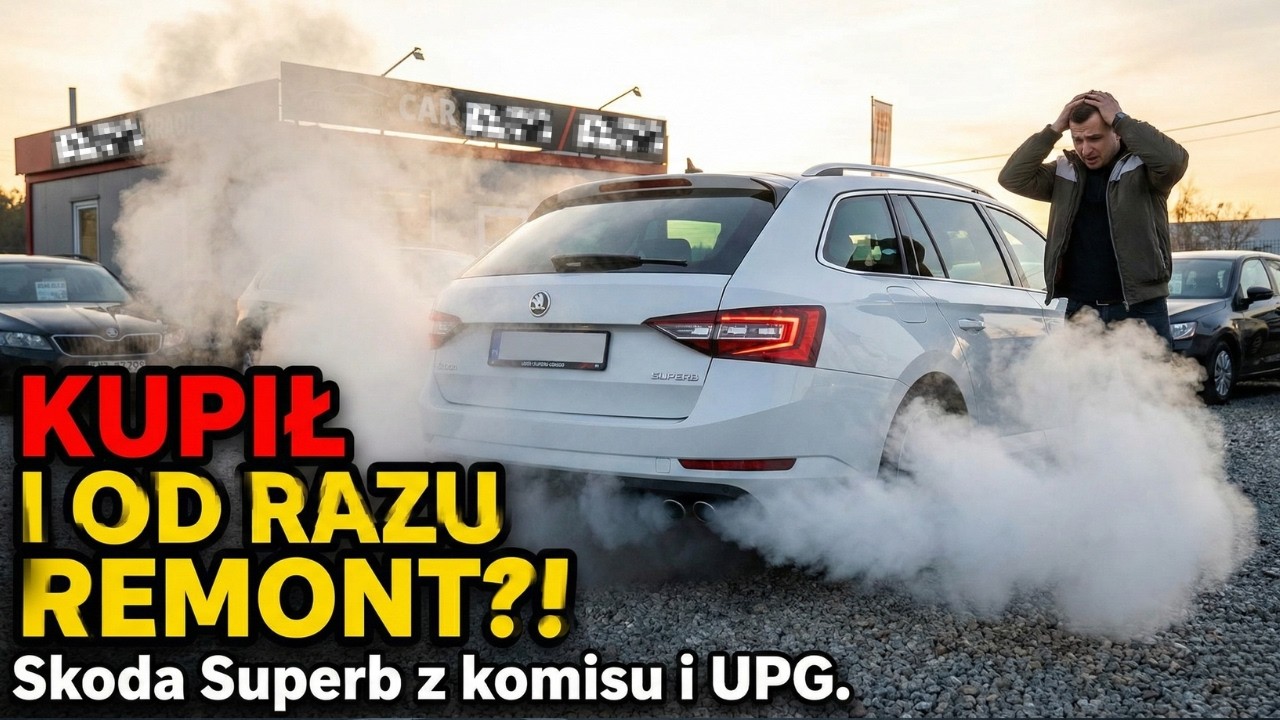 Kupił Skodę Superb i po tygodniu REMONT SILNIKA. Komis umywa ręce?