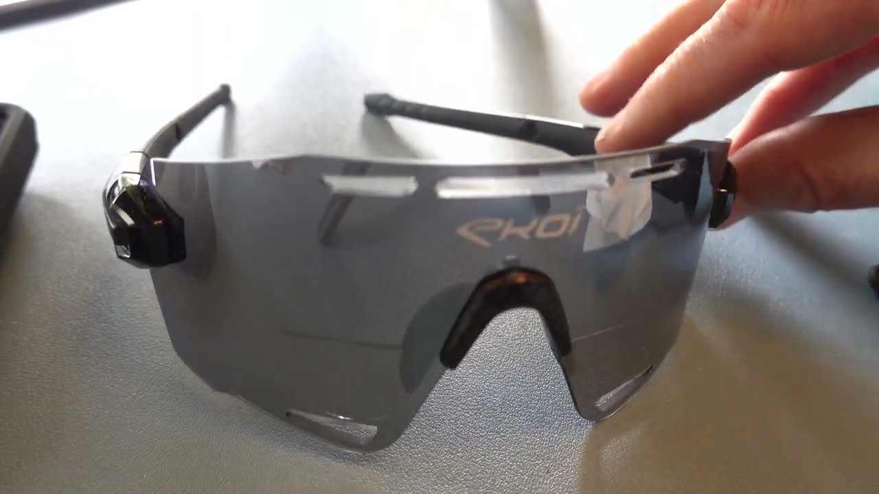 Adding Stick-On Lenses to Cycling Sunglasses