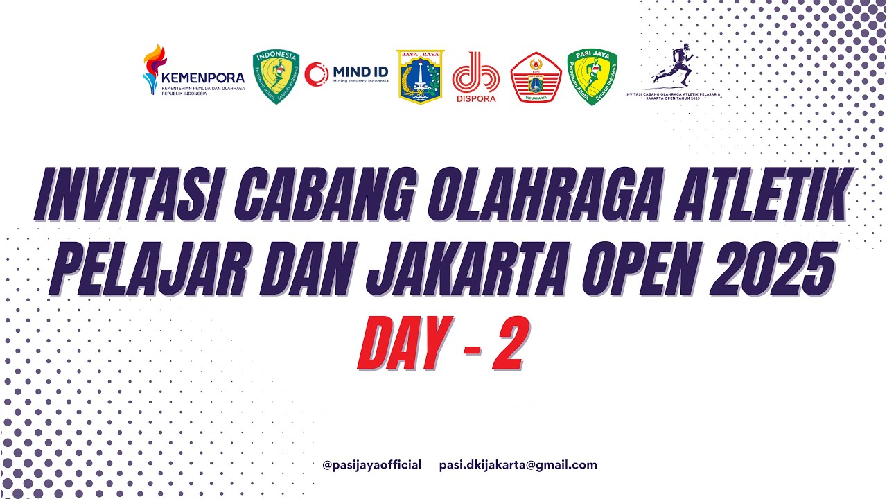INVITASI CABANG OLAHRAGA ATLETIK PELAJAR DAN JAKARTA OPEN 2025
