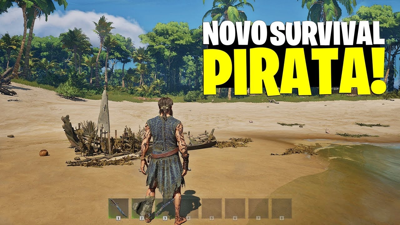 J&Aacute; QUERO ESSE JOGO!!! | JOGUEI O NOVO SURVIVAL PIRATA [MULTIPLAYER] EXTREMAMENTE PROMISSOR!