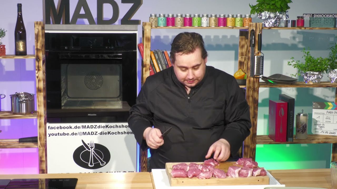MADZ - die Kochshow Folge 24 " Duroc Medallions vom Schwein mit Pfeffersauce"
