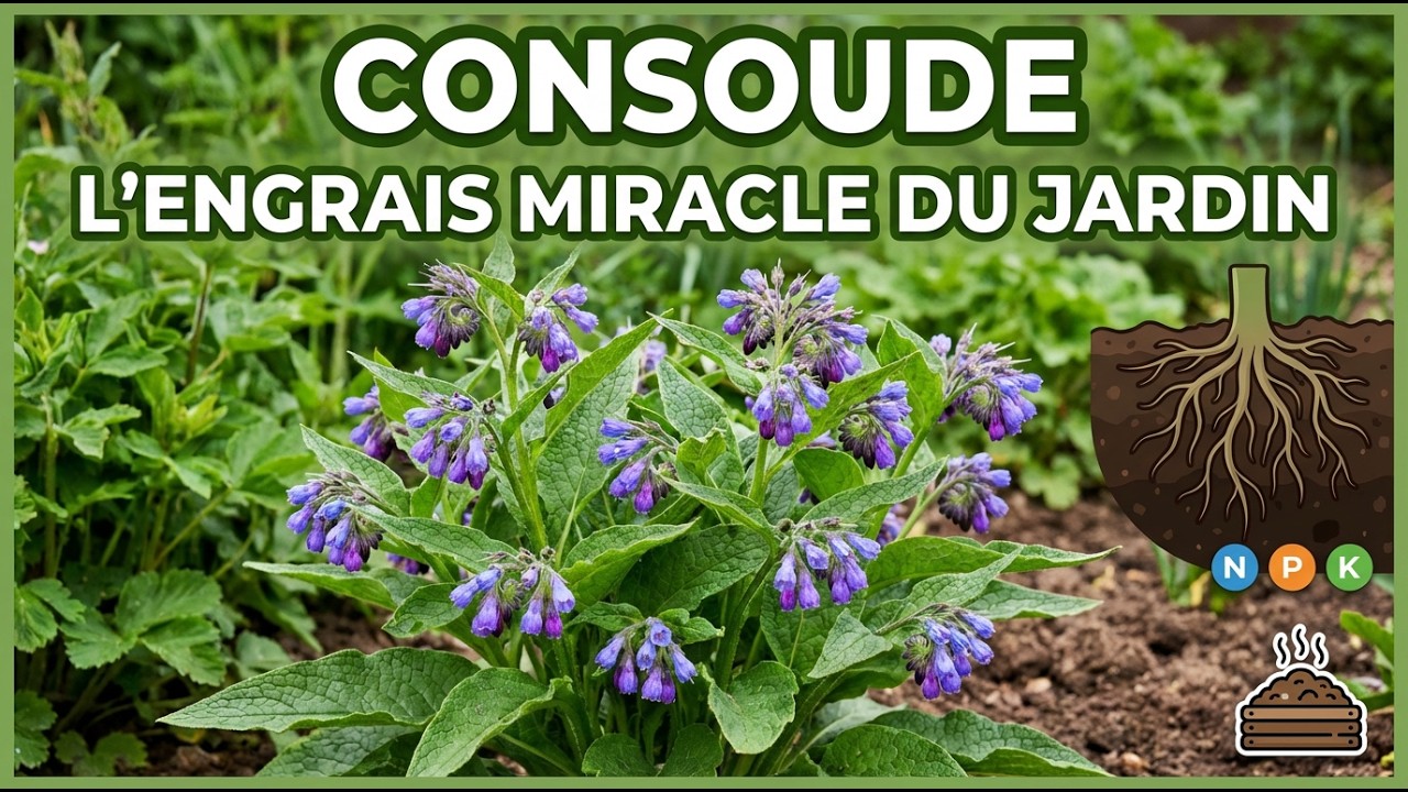 CONSOUDE : L'Engrais Miracle GRATUIT du Jardin ! NPK Naturel + Purin Surpuissant 🌿