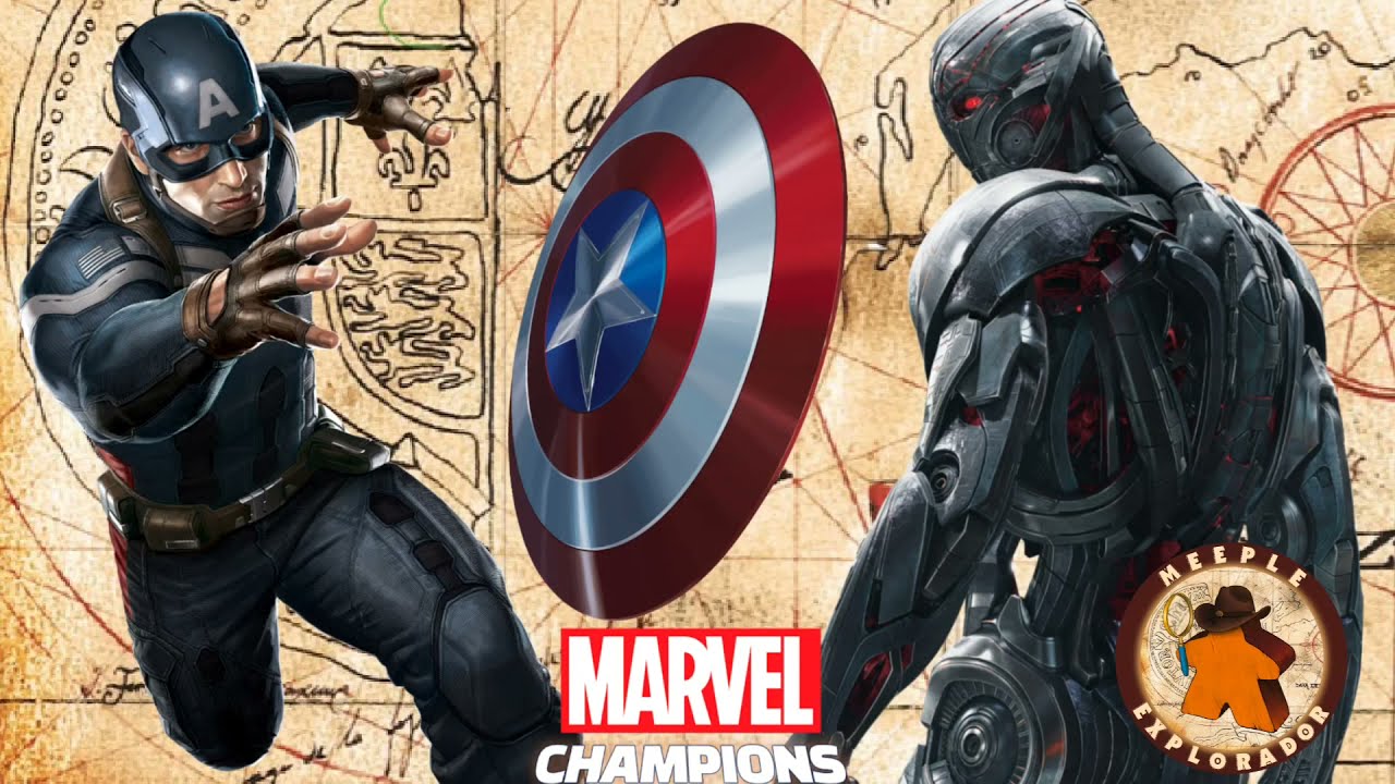 MARVEL CHAMPIONS PARTIDA CAPITAN AMERICA VS ULTRON