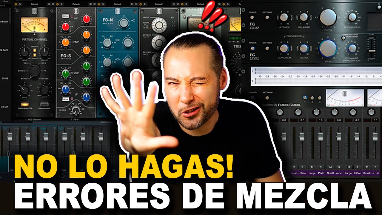 5 ERRORES de MEZCLA que muchos TE ENGAÑAN para que los cometas 👉 MEZCLA PROFESIONAL
