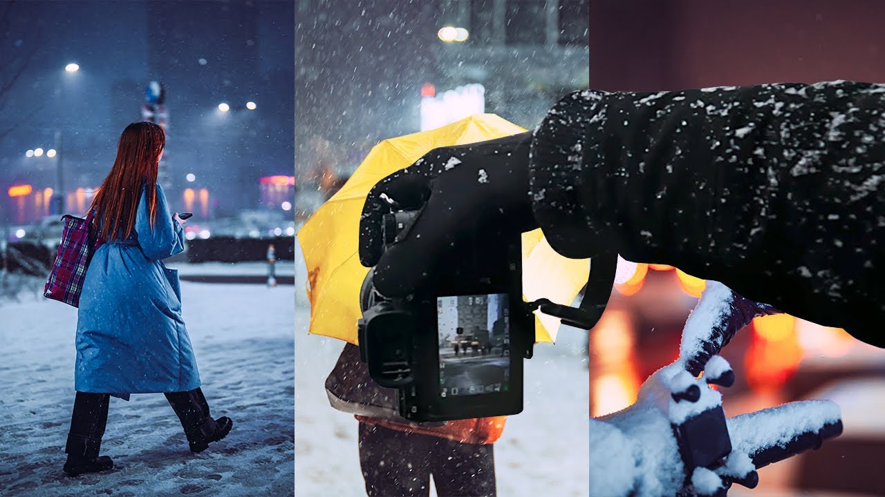 Relaxed Snowy Street Photography POV w/ 50mm 1.2 GM
