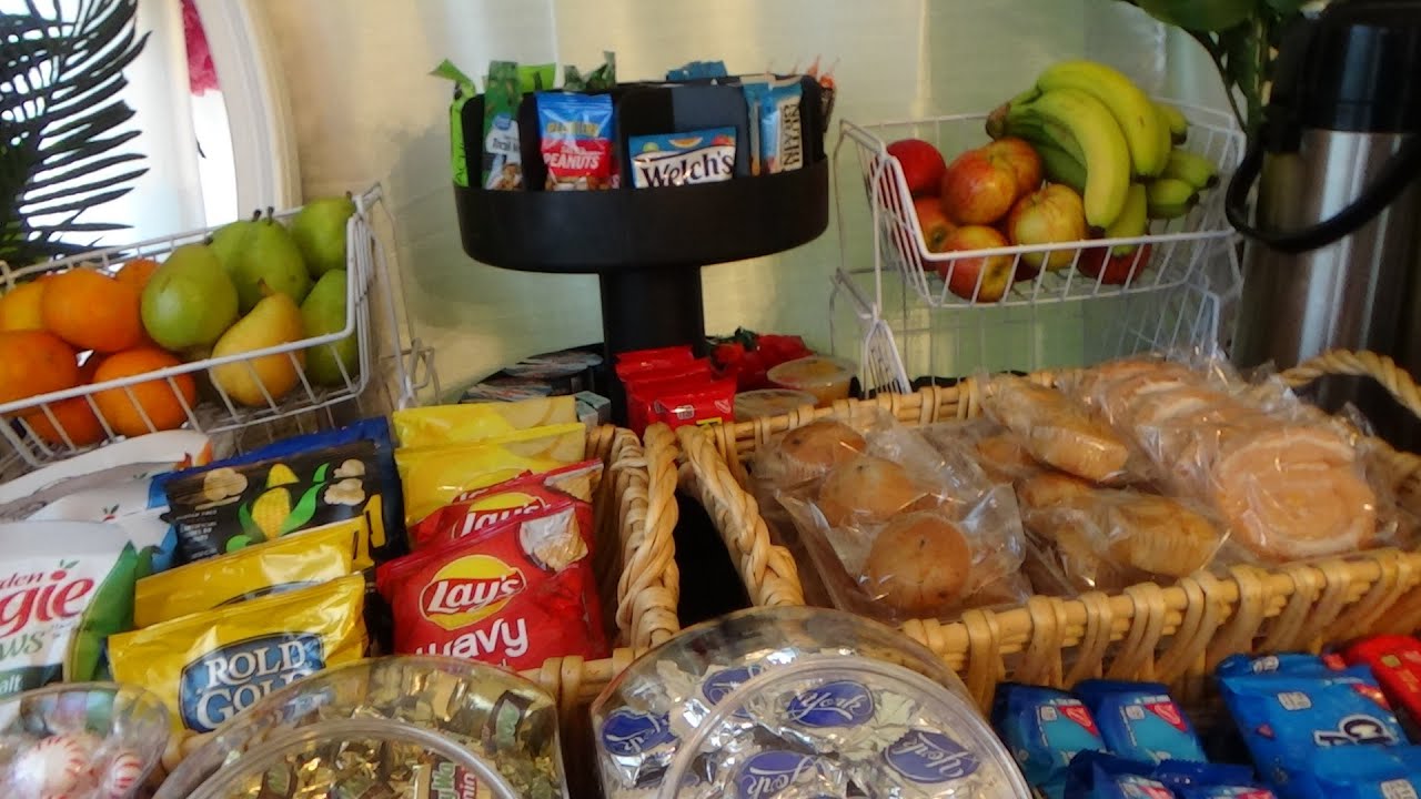 HOW TO SET UP A CONTINENTAL BREAKFAST, COFFEE & SNACK BAR | CRAFT SERVICE TABLE