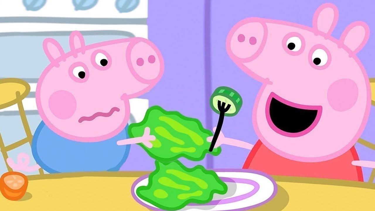 小猪佩奇 | 喬治不喜歡蔬菜 | 兒童卡通片 | Peppa Pig Chinese | 动画