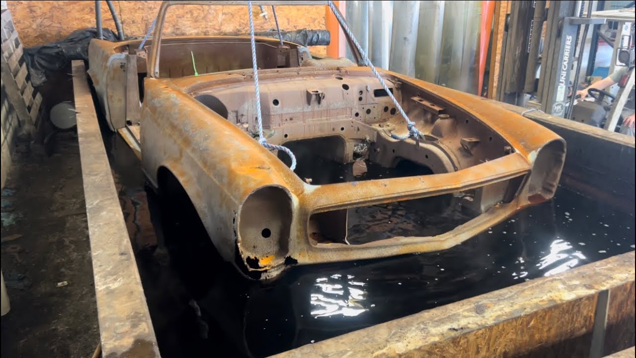 Химическая обработка кузова Mercedes-Benz 250SL