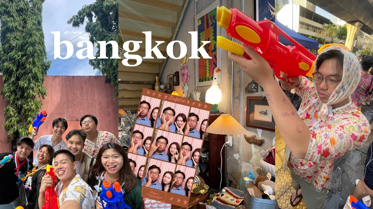 a week in bangkok: songkran, cafes, chatuchak market, songwat, thai food, shopping 🛺🇹🇭🪷
