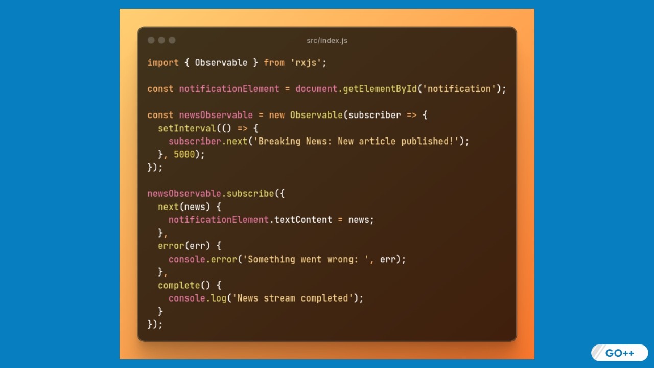 Master JavaScript Observers: Dynamic User Notifications Tutorial | RxJS | React