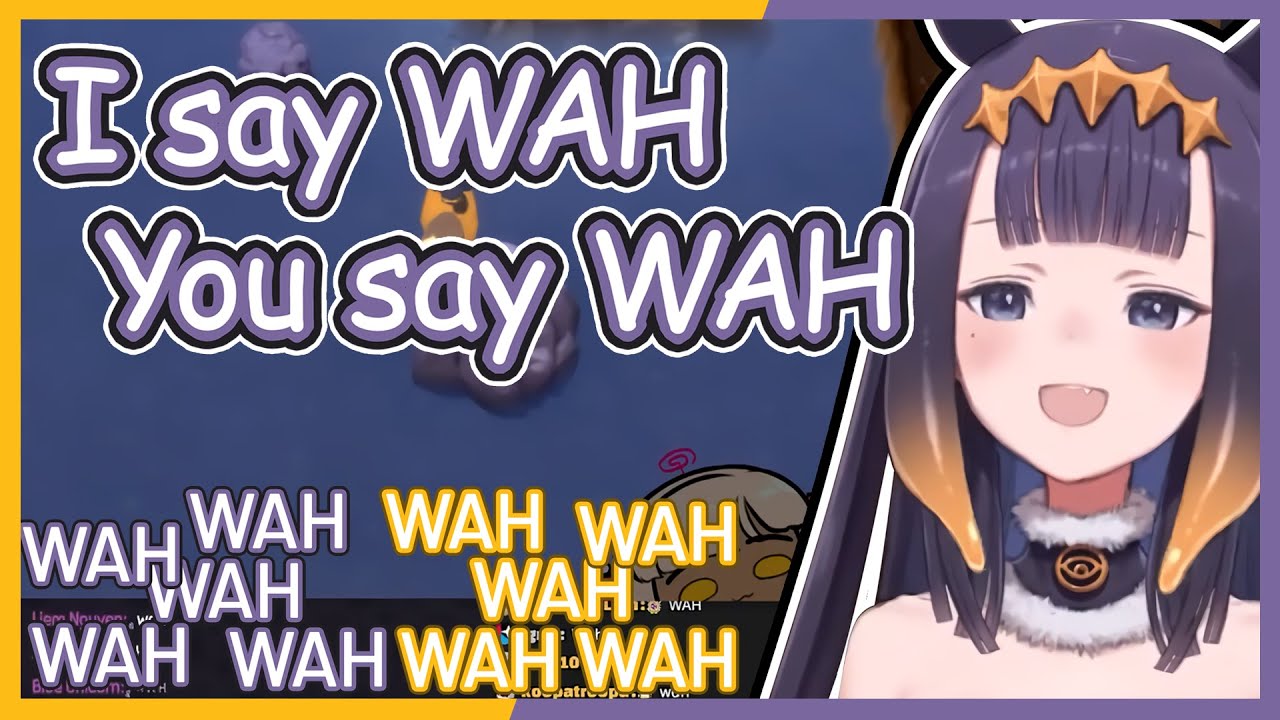 Ina took over Sana's stream when she was AFK【Hololive EN】