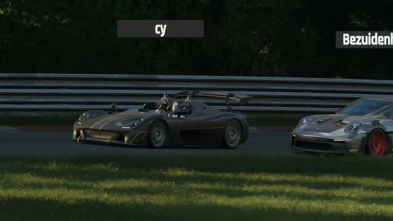 Assetto Corsa EVO 0.5 | Nürburgring TF Replay | Dallara EXP | Time Attack Crash | MOZA  R12 V2