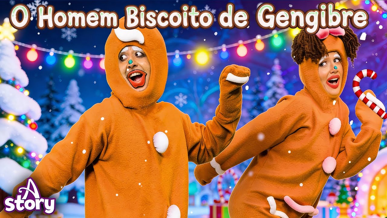 Especial de Natal: 🎄🍪 Contos de Fadas com O Homem Biscoito | Contos Infantis
