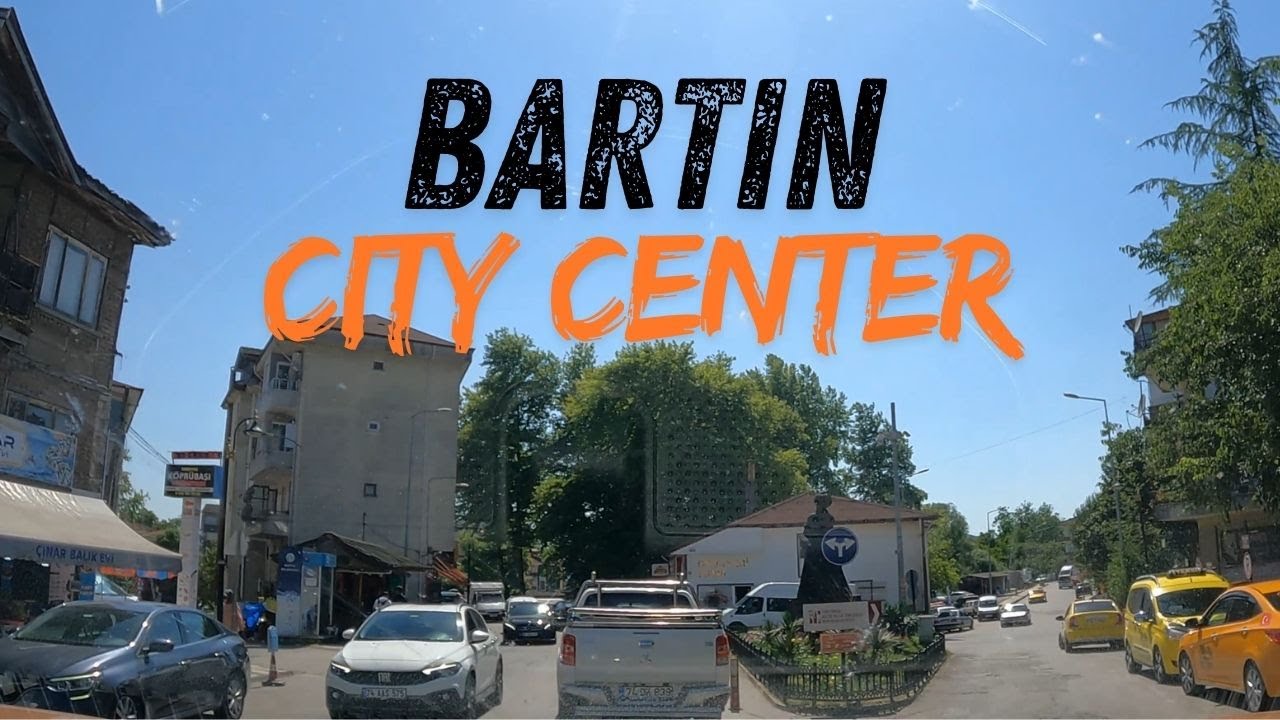 4k Центр города Бартын | Бартын - Гюзельчехисар - Амасра | 4K 60FPS ULTRA HD #вождение