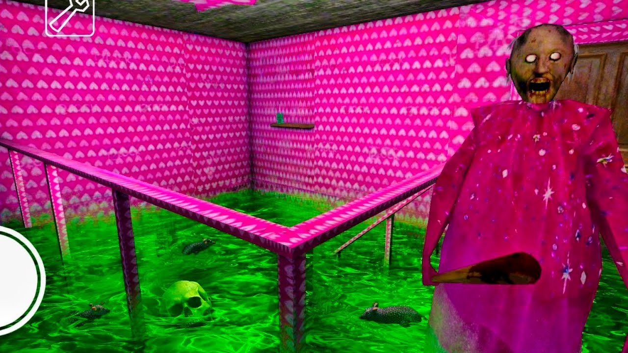 Barbie Granny Horror Escape 😱 | Pink House Secret & Toxic Water Trap | Granny Mod Gameplay