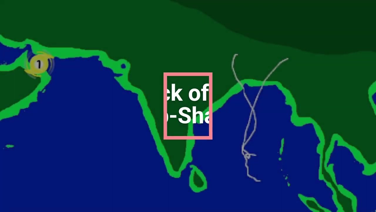 The Track of Cyclone Gulab-Shaheen (2021)